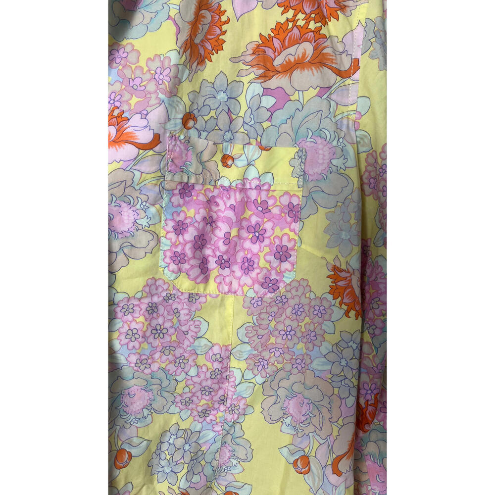 BOGNER COLLECTION FLORAL BUTTON UP SHIRT M - Picture 4 of 8